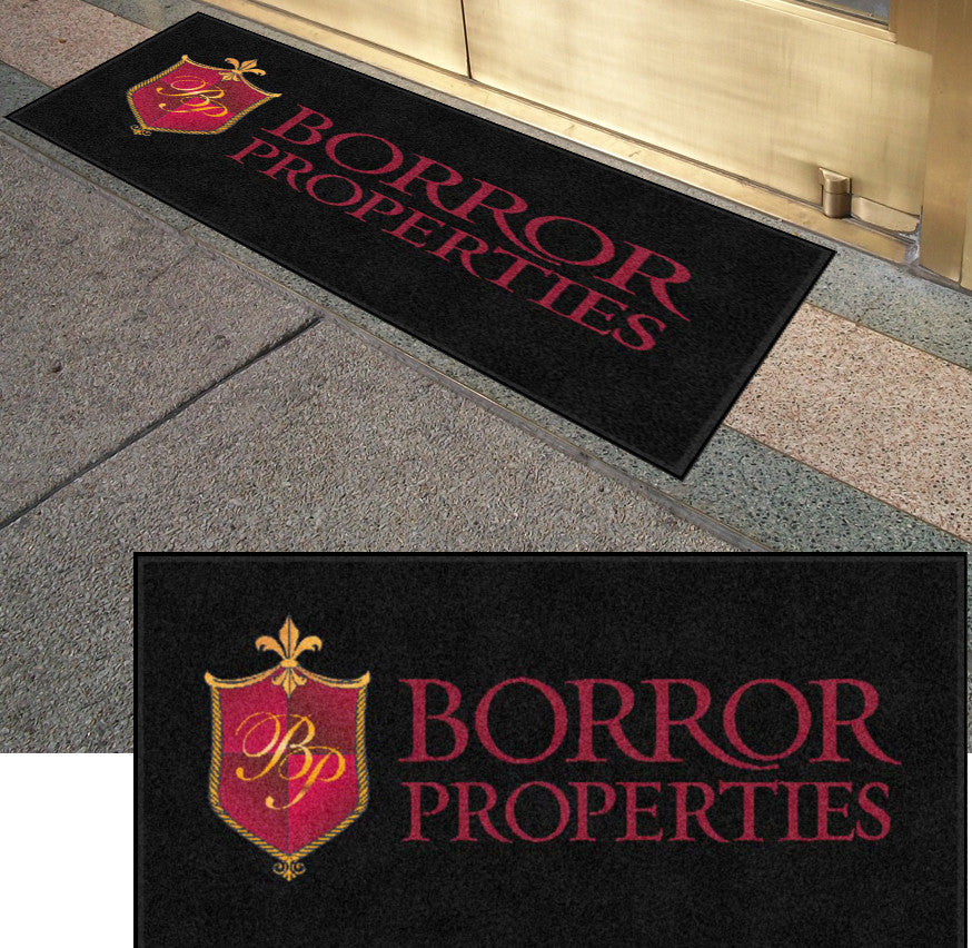 Borror Properties 2 X 4 Rubber Backed Carpeted HD - The Personalized Doormats Company