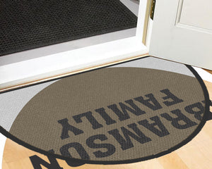 Abramson Family 2 X 3 Luxury Berber Inlay - The Personalized Doormats Company