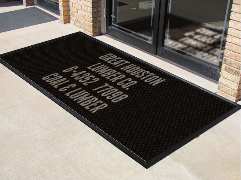 HPG INTERNATIONAL 3 X 8 Luxury Berber Inlay - The Personalized Doormats Company