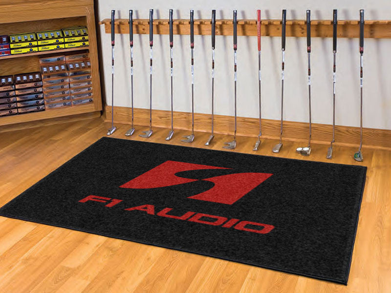 F1 Audio RED 3 X 5 Custom Plush 30 HD - The Personalized Doormats Company