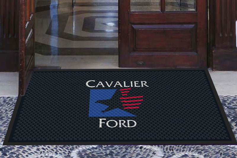 Cavalier 3x5 3 X 5 Rubber Scraper - The Personalized Doormats Company