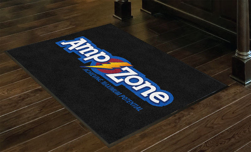 AMP Zone 3 X 4 Rubber Backed Carpeted HD - The Personalized Doormats Company