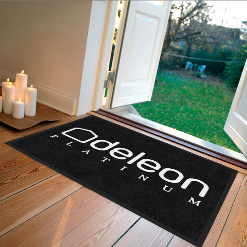 DeLeon Platinum 2x3 2 X 3 Rubber Backed Carpeted HD - The Personalized Doormats Company