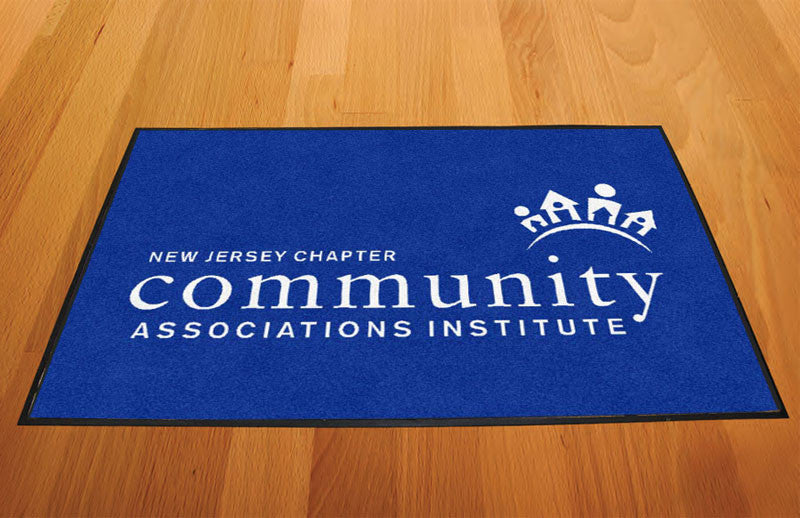 CAI-NJ 2 X 3 Rubber Backed Carpeted HD - The Personalized Doormats Company