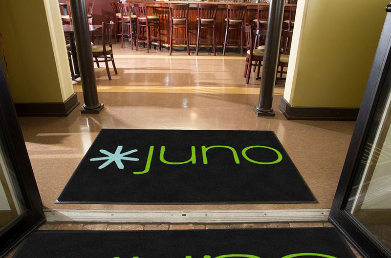 Juno Search Partners 4 x 6 Rubber Backed Carpeted - The Personalized Doormats Company