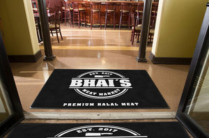 Bhai's 4 X 6 Rubber Backed Carpeted HD - The Personalized Doormats Company