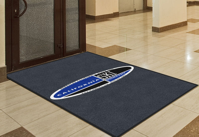 California Ski Company 3.75 X 6 Rubber Backed Carpeted HD - The Personalized Doormats Company