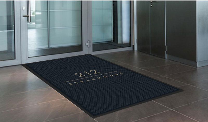 212 Steakhouse 4 X 6 Rubber Scraper - The Personalized Doormats Company