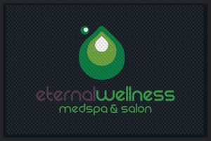 Eternal Wellness MedSpa & Salon 4 X 6 Rubber Scraper - The Personalized Doormats Company