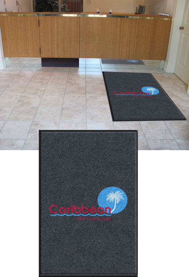 CARIBEAN MULTISERVICES INC 3 X 5 Custom Plush 30 HD - The Personalized Doormats Company