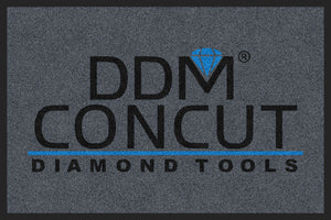 DDM CONCUT MFG 2 X 3 Rubber Backed Carpeted HD - The Personalized Doormats Company