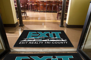 Exit Realty Tri County 4 X 6 Rubber Backed Carpeted HD - The Personalized Doormats Company