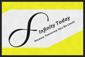 Infinity Today 2 X 3 Rubber Backed Carpeted HD - The Personalized Doormats Company