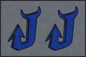 Gym Door Logo Rug
