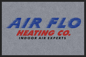 Air Flo Heating.com 2 X 3 Rubber Backed Carpeted HD - The Personalized Doormats Company