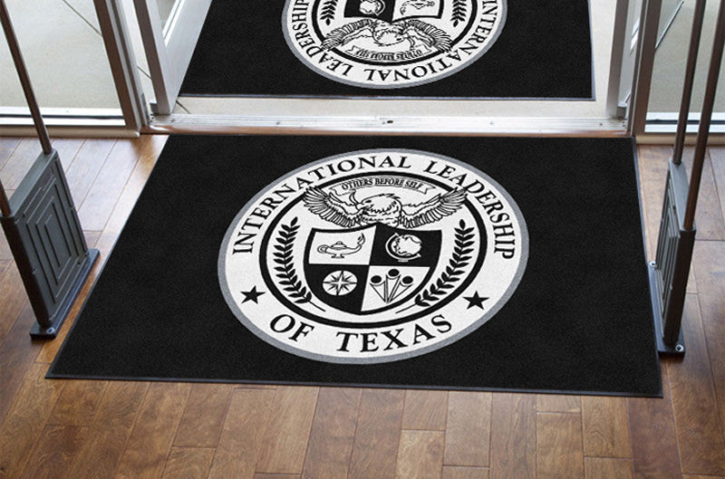 IL Texas PTO 4 X 6 Rubber Backed Carpeted HD - The Personalized Doormats Company