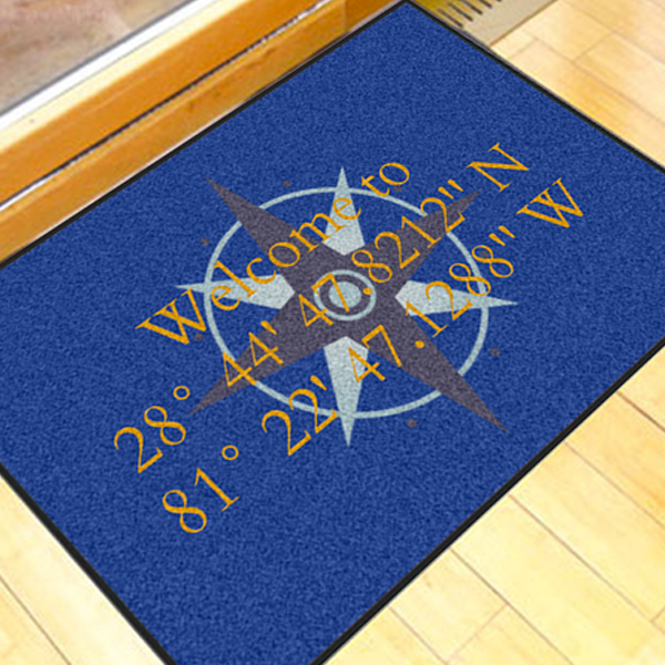 Write Your Own Compass Rose 2' x 3' Doormat