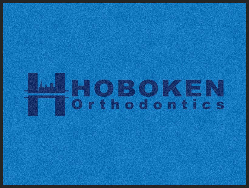 Hoboken Ortho Doormat 3 X 4 Rubber Backed Carpeted HD - The Personalized Doormats Company