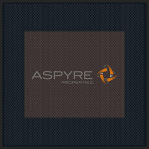 Aspyre Properties § 6 x 6 Rubber Scraper - The Personalized Doormats Company