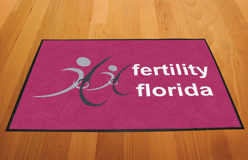Fertility Florida 2 X 3 Rubber Backed Carpeted HD - The Personalized Doormats Company