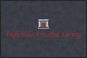Ingleside Assisted Living 4 X 6 Rubber Backed Carpeted HD - The Personalized Doormats Company