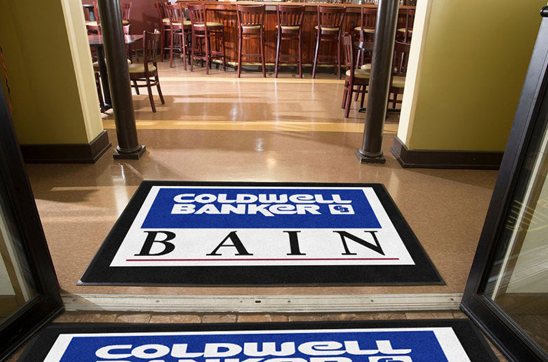 Coldwell Banker - Bain 4 X 6 Rubber Backed Carpeted HD - The Personalized Doormats Company
