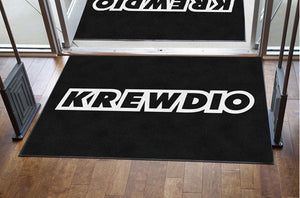 Krewdio §-4 X 6 Rubber Backed Carpeted HD-The Personalized Doormats Company