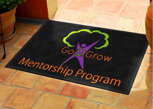 Go2Grow 2 X 3 Rubber Backed Carpeted - The Personalized Doormats Company