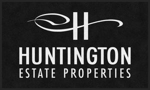 Huntington Estate Properties 3 X 5 Rubber Backed Carpeted HD - The Personalized Doormats Company