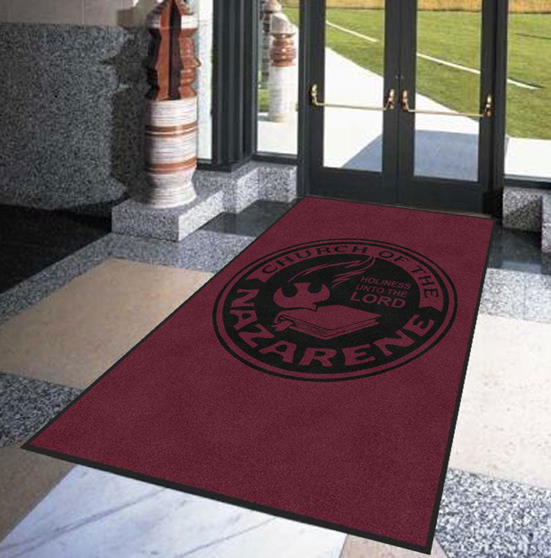 Albany United Church of the Nazarene 5 X 8 Rubber Backed Carpeted HD - The Personalized Doormats Company