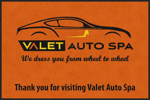 Valet Auto Spa Horizontal tag Line