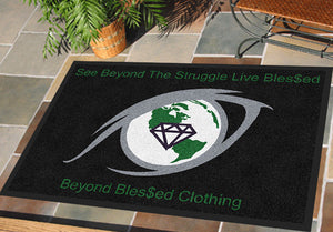 Beyond Bles$ed Clothing 2 X 3 Rubber Backed Carpeted HD - The Personalized Doormats Company