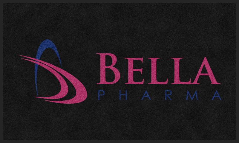 Bella Pharma 3 X 5 Rubber Backed Carpeted HD - The Personalized Doormats Company