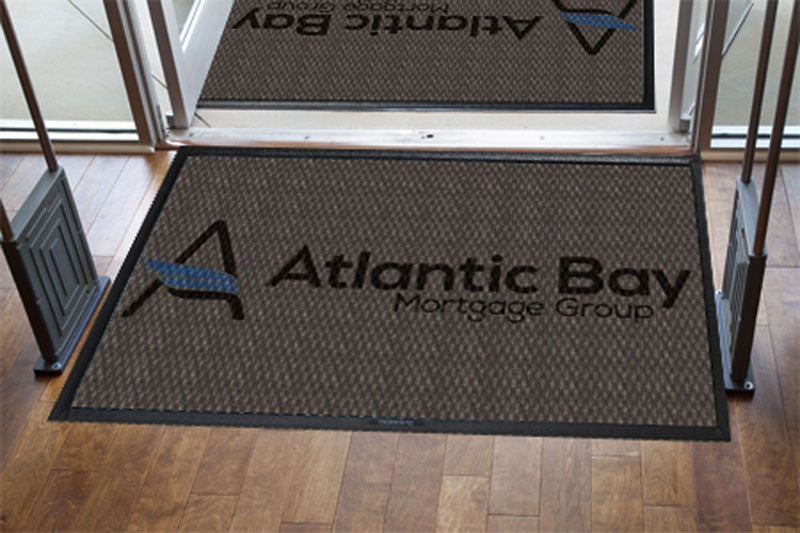 AB Logo Mat 4 X 6 Luxury Berber Inlay - The Personalized Doormats Company