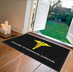 GREGORY SAINNOVAL 2 x 3 Rubber Backed Carpeted HD - The Personalized Doormats Company