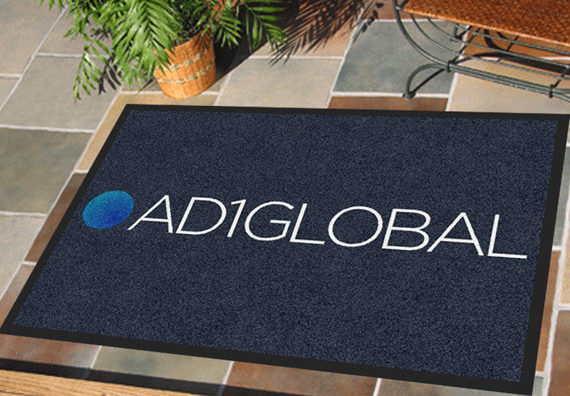 AD1GlobAL 2 X 3 Rubber Backed Carpeted HD - The Personalized Doormats Company