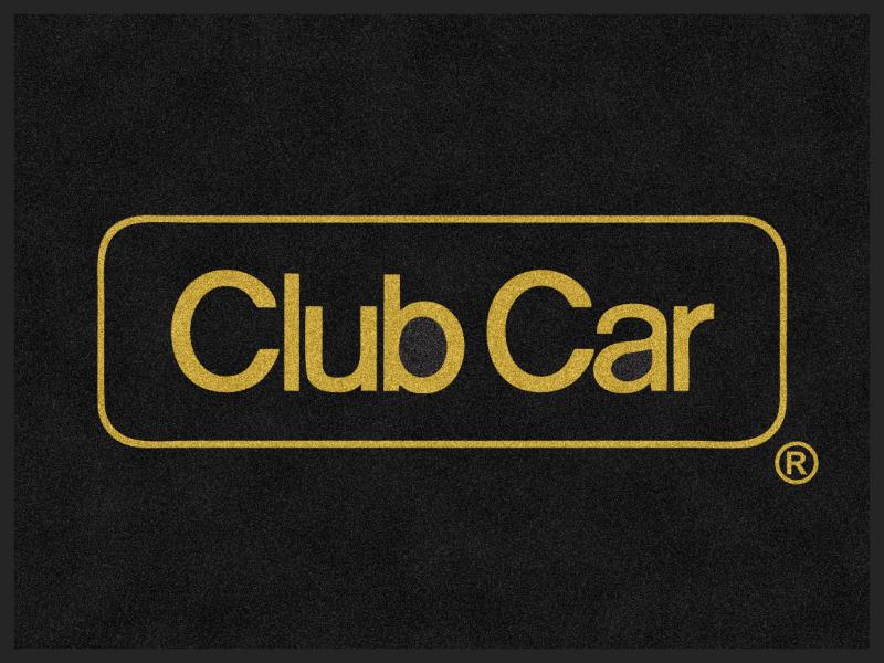 Club Car § 3 X 4 Rubber Backed Carpeted HD - The Personalized Doormats Company