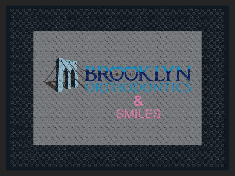 Brooklyn Orthodontics 3 X 4 Rubber Scraper - The Personalized Doormats Company