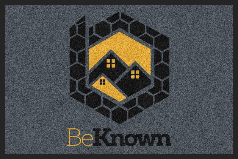 Beknown 2 X 3 Rubber Backed Carpeted HD - The Personalized Doormats Company