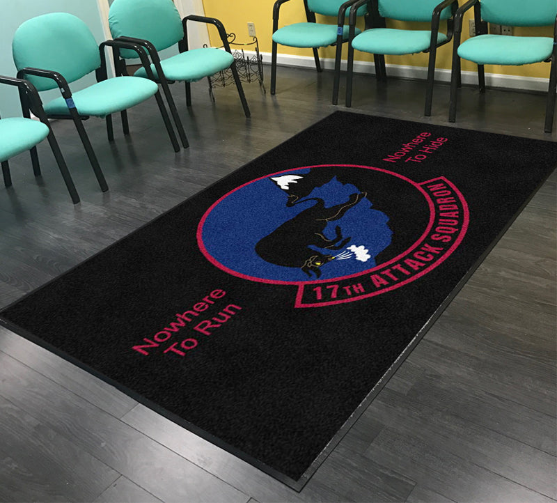 17 ATKS 5 X 8 Rubber Backed Carpeted HD - The Personalized Doormats Company