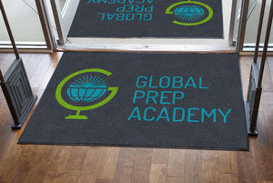 Global Prep Academy 4 X 6 Rubber Backed Carpeted HD - The Personalized Doormats Company