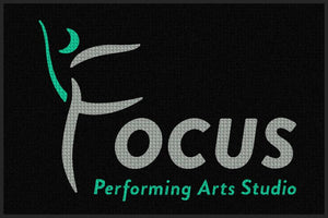 Focus Performing Arts Studio 4 X 6 Waterhog Inlay - The Personalized Doormats Company