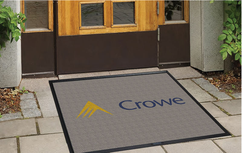 Crowe Horwath 5 X 5 Luxury Berber Inlay - The Personalized Doormats Company