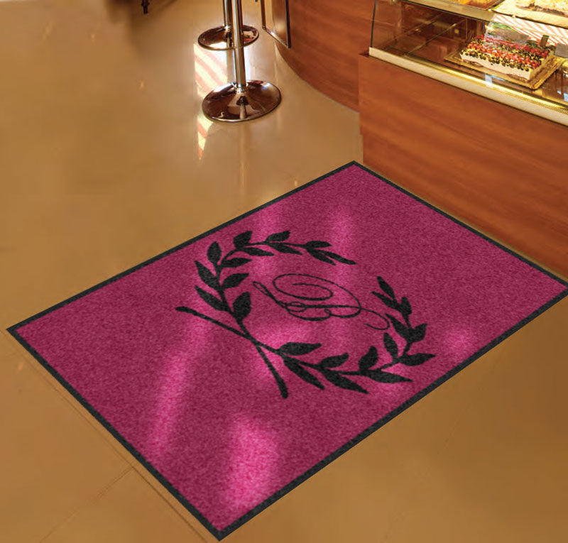 Bailey Funeral Home 2 3 X 5 Rubber Backed Carpeted HD - The Personalized Doormats Company