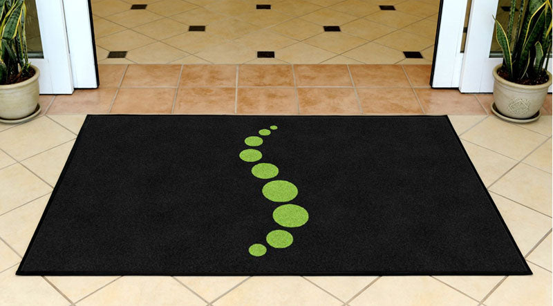 Bittner Chiropractic 3 X 5 Rubber Backed Carpeted HD - The Personalized Doormats Company