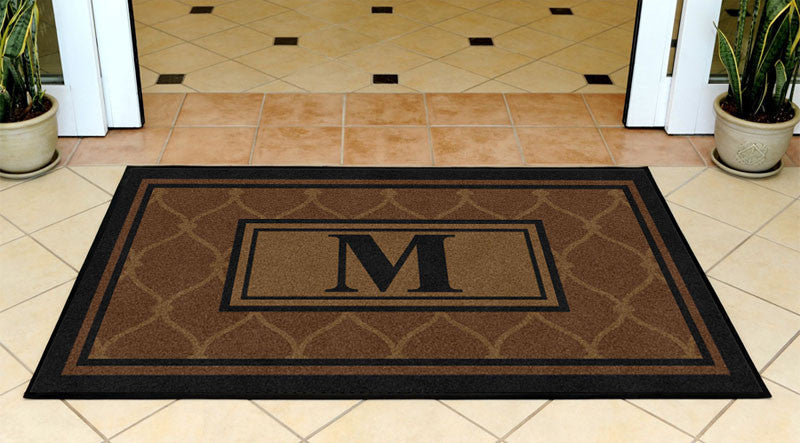 Chain Link Mat 3 X 5 Rubber Backed Carpeted HD - The Personalized Doormats Company