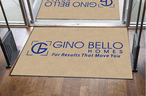 Gino Bello Homes 4 X 6 Rubber Backed Carpeted HD - The Personalized Doormats Company