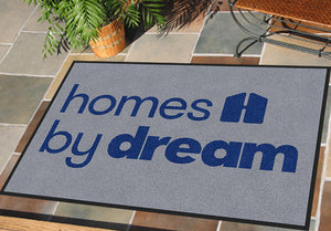 Homes by Dream 2 X 3 Rubber Backed Carpeted HD - The Personalized Doormats Company