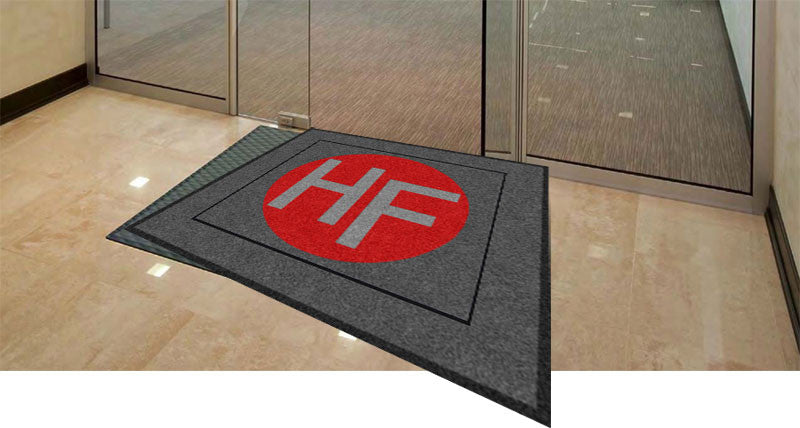 Hudson's Furniture 3.17 X 3.5 Rubber Backed Carpeted - The Personalized Doormats Company