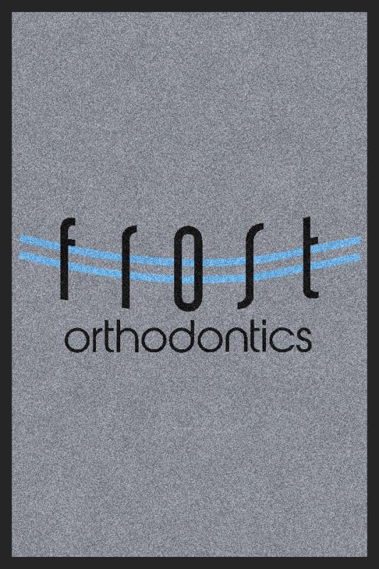 Frost Orthodontics 2 X 3 Rubber Backed Carpeted HD - The Personalized Doormats Company